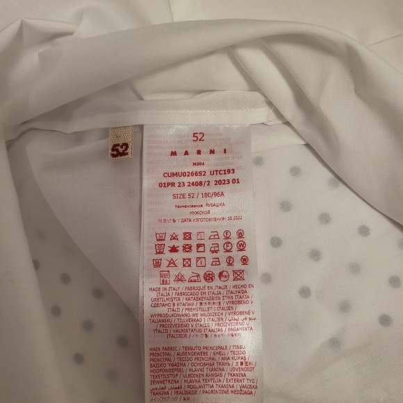 MARNI Embroidered Character Poplin Shirt - Picture 6 of 8